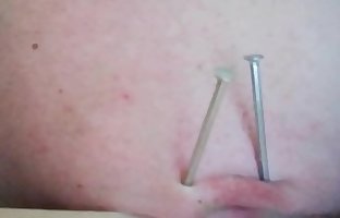 Nails tit video torture